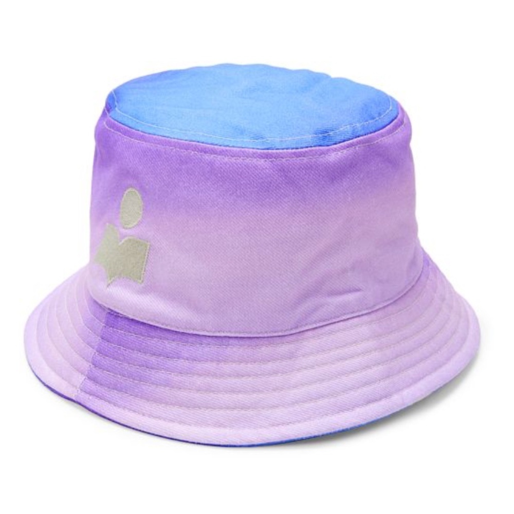 Isabel Marant blue purple pink ombre bucket hat size 58 summer beach hat